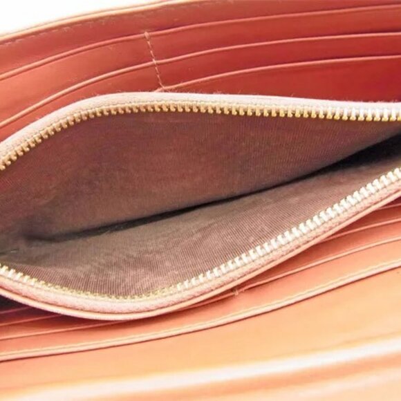 miumiu Wallet Purse Long Wallet Pink Gold Woman Authentic Used - Picture 11 of 14